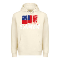 Sandshell samoan gifts   somoan flag t shirt Premium Hoodie - longCreatives