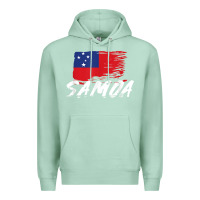 Seafoam samoan gifts   somoan flag t shirt Premium Hoodie - longCreatives