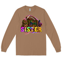 Toasted Coconut football sister Long Sleeve Tee - OliviaCreatesArt