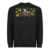 Black Coffee Then Cows Heavyweight Sweatshirt - LillyAllenDesigns
