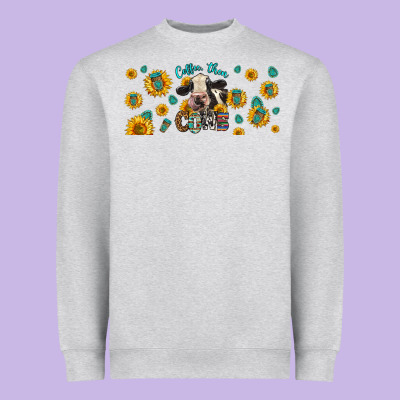 Coffee Then Cows Heavyweight Sweatshirt Designed By Lillyallendesigns