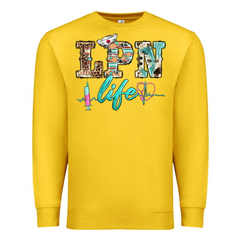 Western Nurse Lpn  Life Premium Sweatshirt by BarkalooDesign | Teevron