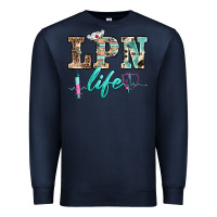 Navy western nurse lpn  life Premium Sweatshirt - BarkalooDesign