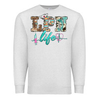 Oatmeal Heather western nurse lpn  life Premium Sweatshirt - BarkalooDesign