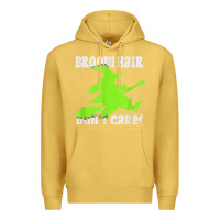 Antique Gold witches saying broom hair dont care halloween camper joke Premium Hoodie - longCreatives