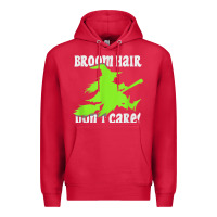 Cardinal witches saying broom hair dont care halloween camper joke Premium Hoodie - longCreatives