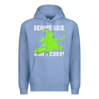 Colony Blue witches saying broom hair dont care halloween camper joke Premium Hoodie - longCreatives