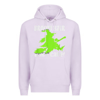 Lilac witches saying broom hair dont care halloween camper joke Premium Hoodie - longCreatives