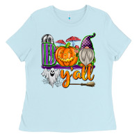 Baby Blue Boo Y'all Ladies Tee - texasbilliewilder