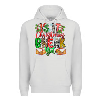 Dove Grey Is It Christmas Break Yet Premium Hoodie - CowhideDigitalArt