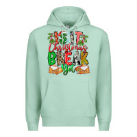 Seafoam Is It Christmas Break Yet Premium Hoodie - CowhideDigitalArt