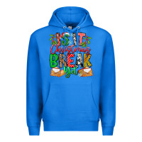 True Royal Is It Christmas Break Yet Premium Hoodie - CowhideDigitalArt