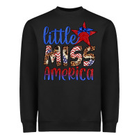 Black little miss america Heavyweight Sweatshirt - Artiststas