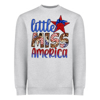 Little Miss America Heavyweight Sweatshirt | Teevron