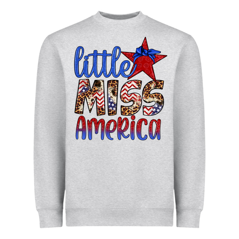 Little Miss America Heavyweight Sweatshirt by Artiststas | Teevron