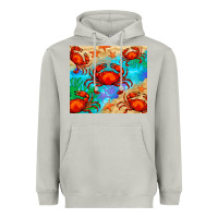 Moon Dust crab Heavyweight Hoodie - BarkalooDesign