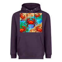 Plum crab Heavyweight Hoodie - BarkalooDesign