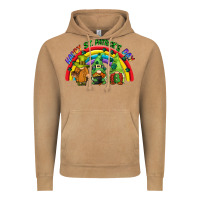 Vintage Camel Happy St. Patrick's Day rainbow gnomes Vintage Hoodie - CowGirlArtShop