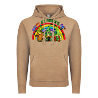 Vintage Coffee Happy St. Patrick's Day rainbow gnomes Vintage Hoodie - CowGirlArtShop