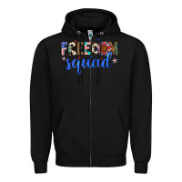 Black freedom squad Zipper Hoodie - Artiststas