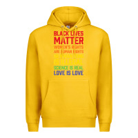 Lemon Black Lives Matter List Premium Hoodie - longCreatives
