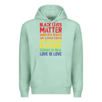 Seafoam Black Lives Matter List Premium Hoodie - longCreatives