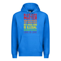 True Royal Black Lives Matter List Premium Hoodie - longCreatives