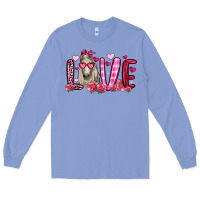 Colony Blue valentines day love horse Long Sleeve Tee - OliviaCreatesArt