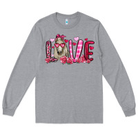 Heather Grey valentines day love horse Long Sleeve Tee - OliviaCreatesArt