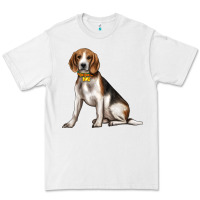White beagle with overflow Premium Tee - texasbilliewilder