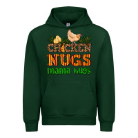 Forest Green chicken nugs mama hugs Urban Hoodie - AdoDesignShop