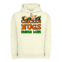 Pigment Pistachio chicken nugs mama hugs Urban Hoodie - AdoDesignShop