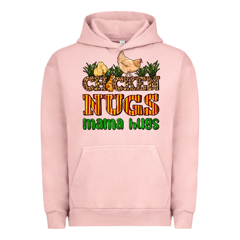 Chicken Nugs Mama Hugs Urban Hoodie by AdoDesignShop | Teevron