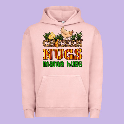 Chicken Nugs Mama Hugs Urban Hoodie Designed By Adodesignshop