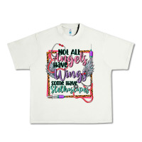 Pistachio Not all angels have wings Urban Heavy Tee - CowGirlArtShop