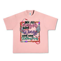Salmon Not all angels have wings Urban Heavy Tee - CowGirlArtShop