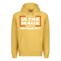 Antique Gold proud ultra maga Premium Hoodie - longCreatives