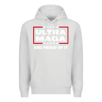 Dove Grey proud ultra maga Premium Hoodie - longCreatives