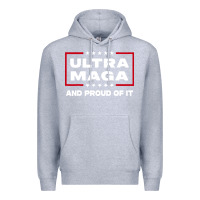 Heather Grey proud ultra maga Premium Hoodie - longCreatives