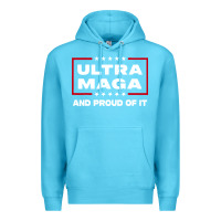 Ocean Blue proud ultra maga Premium Hoodie - longCreatives
