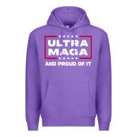 Purple proud ultra maga Premium Hoodie - longCreatives