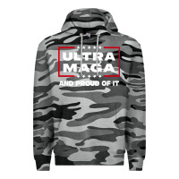 Slate Camo proud ultra maga Premium Hoodie - longCreatives