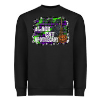 Black black cat apothecary Heavyweight Sweatshirt - SublimationCraftShop