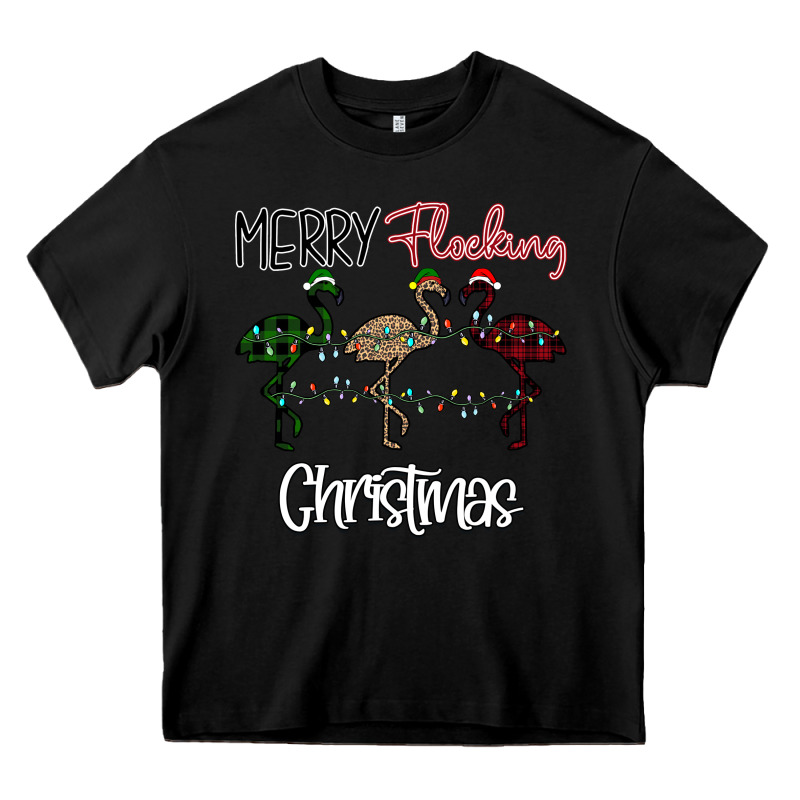 Merry Flocking Christmas Heavy Core Tee by Bettercallsaul | Teevron