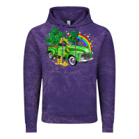 Cloud Purple western truck St. Patrick's Day Vintage Hoodie - HowdyJamesFarm