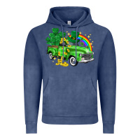 Vintage Denim western truck St. Patrick's Day Vintage Hoodie - HowdyJamesFarm