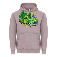 Vintage Zinc western truck St. Patrick's Day Vintage Hoodie - HowdyJamesFarm