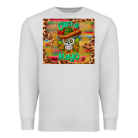 Dove Grey cinco de mayo sombrero skull Premium Sweatshirt - BarkalooDesign