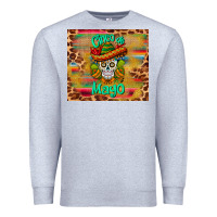 Heather Grey cinco de mayo sombrero skull Premium Sweatshirt - BarkalooDesign