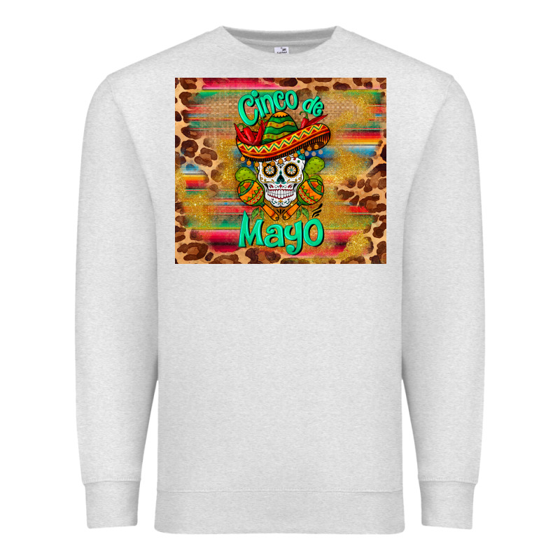 Cinco De Mayo Sombrero Skull Premium Sweatshirt by BarkalooDesign | Teevron